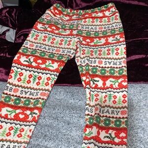 Festive Christmas Patterned Pants